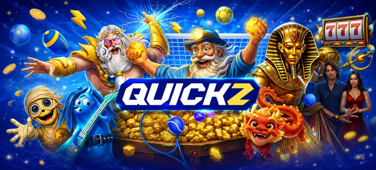 Quickz casino online välkomsterbjudande banner